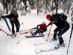 PR FOTEK ZE ZKLADN KURZU SKIALPINISMU, Skvl parta, snhu poehnan, pardn posko, a vynikajc gastro zitky. Tentokrt si to vichni ndhern uili... e jo, vy co jste tam byli?? - fotografie 33