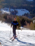 ZKLADN KURZ SKIALPINISMU 2.-4.3.2012, Tak tohle byl uniktn kurz, v rmci prvnho dne jsme zvldli vystoupit na Snku. Prost nm to lapalo... oba dva dny. A ta leva se v ndli vyzout, byla k nezaplacen :-) - fotografie 11