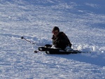 SKIALPINISTICK ELDORDO, Tahle parta veden Hanzem a Salmkem mla neskutenou kliku na poas... Spousta snhu, slunce, lavin i nastoupanch vkovch metr a vypitch kvasnic. Tahle partika si poradila se vm, vetn nro - fotografie 171