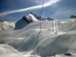 Freeride Kurz KAPRUN 2012, V sobotu pardn poas a praan, kter mohl bt mn jet. Nicmn jsme najeli za vkend asi 300 m po sjezdovce a prmrn sklon jednch svah byl 35. Take jsme projeli vechno zajmav a uili i - fotografie 2