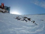 Freeride Kurz KAPRUN 2012, V sobotu pardn poas a praan, kter mohl bt mn jet. Nicmn jsme najeli za vkend asi 300 m po sjezdovce a prmrn sklon jednch svah byl 35. Take jsme projeli vechno zajmav a uili i - fotografie 52