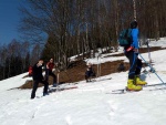 Zkladn kurz skialpinismu 16.-18.3.2012, Pardn jarn posko, tvrd firn a ist chlapsk parta. K tomu vyvrcholen na Snce a bezva nladika. Prost se to vydailo. - fotografie 10