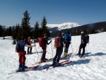 Zkladn kurz skialpinismu 16.-18.3.2012, Pardn jarn posko, tvrd firn a ist chlapsk parta. K tomu vyvrcholen na Snce a bezva nladika. Prost se to vydailo. - fotografie 21