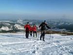 Zkladn kurz skialpinismu 16.-18.3.2012, Pardn jarn posko, tvrd firn a ist chlapsk parta. K tomu vyvrcholen na Snce a bezva nladika. Prost se to vydailo. - fotografie 36