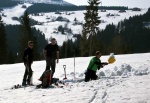 Zkladn kurz skialpinismu 16.-18.3.2012, Pardn jarn posko, tvrd firn a ist chlapsk parta. K tomu vyvrcholen na Snce a bezva nladika. Prost se to vydailo. - fotografie 65