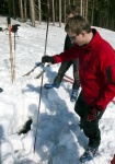 Zkladn kurz skialpinismu 16.-18.3.2012, Pardn jarn posko, tvrd firn a ist chlapsk parta. K tomu vyvrcholen na Snce a bezva nladika. Prost se to vydailo. - fotografie 84