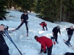 Zkladn kurz skialpinismu 16.-18.3.2012, Pardn jarn posko, tvrd firn a ist chlapsk parta. K tomu vyvrcholen na Snce a bezva nladika. Prost se to vydailo. - fotografie 88