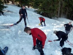 Zkladn kurz skialpinismu 16.-18.3.2012, Pardn jarn posko, tvrd firn a ist chlapsk parta. K tomu vyvrcholen na Snce a bezva nladika. Prost se to vydailo. - fotografie 90