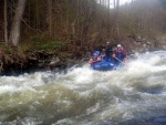 Rafting na Labi pod pindlem, Opravdu vyjmen den. Pehrada Labsk poutla vodu a k tomu pardn poas. Kdy se nm naskytne znovu takov pleitost...? - fotografie 32