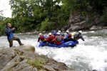 Rafting v Korutanech, Zjezd na eky, kam se mlo kdy podvte. A voda nakonec vyla. S nocovnm v Tee-Pee to nemlo chybu. - fotografie 1