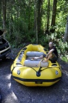 Rafting v Korutanech, Zjezd na eky, kam se mlo kdy podvte. A voda nakonec vyla. S nocovnm v Tee-Pee to nemlo chybu. - fotografie 6