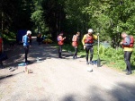 Rafting v Korutanech, Zjezd na eky, kam se mlo kdy podvte. A voda nakonec vyla. S nocovnm v Tee-Pee to nemlo chybu. - fotografie 8