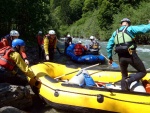 Rafting v Korutanech, Zjezd na eky, kam se mlo kdy podvte. A voda nakonec vyla. S nocovnm v Tee-Pee to nemlo chybu. - fotografie 22