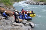 Rafting v Korutanech, Zjezd na eky, kam se mlo kdy podvte. A voda nakonec vyla. S nocovnm v Tee-Pee to nemlo chybu. - fotografie 113