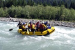 Rafting v Korutanech, Zjezd na eky, kam se mlo kdy podvte. A voda nakonec vyla. S nocovnm v Tee-Pee to nemlo chybu. - fotografie 123