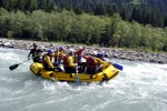 Rafting v Korutanech, Zjezd na eky, kam se mlo kdy podvte. A voda nakonec vyla. S nocovnm v Tee-Pee to nemlo chybu. - fotografie 124