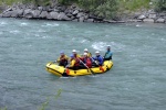 Rafting v Korutanech, Zjezd na eky, kam se mlo kdy podvte. A voda nakonec vyla. S nocovnm v Tee-Pee to nemlo chybu. - fotografie 237