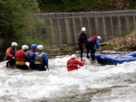 Rafting v Korutanech, Zjezd na eky, kam se mlo kdy podvte. A voda nakonec vyla. S nocovnm v Tee-Pee to nemlo chybu. - fotografie 269