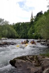 Rafting v Korutanech, Zjezd na eky, kam se mlo kdy podvte. A voda nakonec vyla. S nocovnm v Tee-Pee to nemlo chybu. - fotografie 286