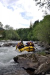 Rafting v Korutanech, Zjezd na eky, kam se mlo kdy podvte. A voda nakonec vyla. S nocovnm v Tee-Pee to nemlo chybu. - fotografie 287