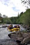 Rafting v Korutanech, Zjezd na eky, kam se mlo kdy podvte. A voda nakonec vyla. S nocovnm v Tee-Pee to nemlo chybu. - fotografie 288