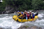 Rafting v Korutanech, Zjezd na eky, kam se mlo kdy podvte. A voda nakonec vyla. S nocovnm v Tee-Pee to nemlo chybu. - fotografie 292