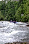 Rafting v Korutanech, Zjezd na eky, kam se mlo kdy podvte. A voda nakonec vyla. S nocovnm v Tee-Pee to nemlo chybu. - fotografie 294