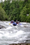 Rafting v Korutanech, Zjezd na eky, kam se mlo kdy podvte. A voda nakonec vyla. S nocovnm v Tee-Pee to nemlo chybu. - fotografie 297