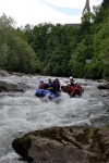 Rafting v Korutanech, Zjezd na eky, kam se mlo kdy podvte. A voda nakonec vyla. S nocovnm v Tee-Pee to nemlo chybu. - fotografie 298