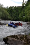 Rafting v Korutanech, Zjezd na eky, kam se mlo kdy podvte. A voda nakonec vyla. S nocovnm v Tee-Pee to nemlo chybu. - fotografie 299