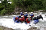 Rafting v Korutanech, Zjezd na eky, kam se mlo kdy podvte. A voda nakonec vyla. S nocovnm v Tee-Pee to nemlo chybu. - fotografie 305