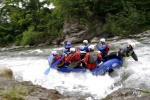 Rafting v Korutanech, Zjezd na eky, kam se mlo kdy podvte. A voda nakonec vyla. S nocovnm v Tee-Pee to nemlo chybu. - fotografie 306