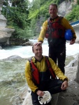 Rafting v Korutanech, Zjezd na eky, kam se mlo kdy podvte. A voda nakonec vyla. S nocovnm v Tee-Pee to nemlo chybu. - fotografie 312