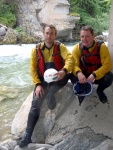 Rafting v Korutanech, Zjezd na eky, kam se mlo kdy podvte. A voda nakonec vyla. S nocovnm v Tee-Pee to nemlo chybu. - fotografie 314