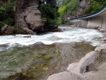 Rafting v Korutanech, Zjezd na eky, kam se mlo kdy podvte. A voda nakonec vyla. S nocovnm v Tee-Pee to nemlo chybu. - fotografie 315