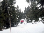 Skialpinistick pechod Krkono, Tsn po Novm roce jsme se vydali na pechod Krkono z Dolnch Mseek a do Janskch Lzn. Poas kzalo svoji drsnj tv, pesto v tmu vldla naprost pohoda. Veer ve finsk kdi tak neml  - fotografie 22
