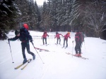 Skialpinistick pechod Krkono, Tsn po Novm roce jsme se vydali na pechod Krkono z Dolnch Mseek a do Janskch Lzn. Poas kzalo svoji drsnj tv, pesto v tmu vldla naprost pohoda. Veer ve finsk kdi tak neml  - fotografie 59