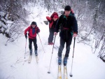 Skialpinistick pechod Krkono, Tsn po Novm roce jsme se vydali na pechod Krkono z Dolnch Mseek a do Janskch Lzn. Poas kzalo svoji drsnj tv, pesto v tmu vldla naprost pohoda. Veer ve finsk kdi tak neml  - fotografie 66