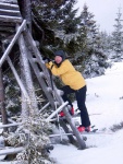 Skialpinistick pechod Krkono, Tsn po Novm roce jsme se vydali na pechod Krkono z Dolnch Mseek a do Janskch Lzn. Poas kzalo svoji drsnj tv, pesto v tmu vldla naprost pohoda. Veer ve finsk kdi tak neml  - fotografie 93