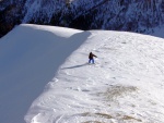 SKIAREN RIEDINGTAL LEDEN 2013, Tradin skupina veden Aleem se letos opt rozrostla, ale i tak jsme si to bjen uili, vichni. Rozdlili jsme se na 2 party: prvn parta honcch ps s Mrou a druh blondny s Hanzem. Prost b - fotografie 80