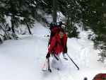 SKIALP ARNA RIEDINGTAL, Pes nepznivou pedpov jsme ulovili fantastick den a super zitky! Lyasky to bylo nron a zejmna nedln krusta byla vivn, ale kdy jsou v tmu dob lyai, nen co eit! - fotografie 15