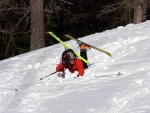 SKIALP ARNA RIEDINGTAL, Pes nepznivou pedpov jsme ulovili fantastick den a super zitky! Lyasky to bylo nron a zejmna nedln krusta byla vivn, ale kdy jsou v tmu dob lyai, nen co eit! - fotografie 139