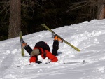 SKIALP ARNA RIEDINGTAL, Pes nepznivou pedpov jsme ulovili fantastick den a super zitky! Lyasky to bylo nron a zejmna nedln krusta byla vivn, ale kdy jsou v tmu dob lyai, nen co eit! - fotografie 140