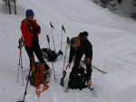 DACHSTEIN SKIALP - PRO OPRAVDOV DMY, Poas strailo a vypadalo, e nebude nic moc, ale nakonec jsme si to myslm vichni dost uili, vetn ochotnho Richarda (jeden z nejlepch chata co znm). - fotografie 6