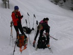 DACHSTEIN SKIALP - PRO OPRAVDOV DMY, Poas strailo a vypadalo, e nebude nic moc, ale nakonec jsme si to myslm vichni dost uili, vetn ochotnho Richarda (jeden z nejlepch chata co znm). - fotografie 7