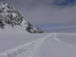 DACHSTEIN SKIALP - PRO OPRAVDOV DMY, Poas strailo a vypadalo, e nebude nic moc, ale nakonec jsme si to myslm vichni dost uili, vetn ochotnho Richarda (jeden z nejlepch chata co znm). - fotografie 55