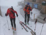 DACHSTEIN SKIALP - PRO OPRAVDOV DMY, Poas strailo a vypadalo, e nebude nic moc, ale nakonec jsme si to myslm vichni dost uili, vetn ochotnho Richarda (jeden z nejlepch chata co znm). - fotografie 90