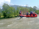 DIVOK RAFTING NA NOCE, ISARCU A PASIRIU, Velmi tepl poas tentokrt naavnilo tyto divok eky na opravdu megavodu. I Kdy jsme vymnili Isel za Mll vbec to nevadilo, Megavoda na Noce a pardn lucht na Pasiriu to dokonale vynahradili. - fotografie 25