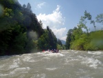 DIVOK RAFTING NA NOCE, ISARCU A PASIRIU, Velmi tepl poas tentokrt naavnilo tyto divok eky na opravdu megavodu. I Kdy jsme vymnili Isel za Mll vbec to nevadilo, Megavoda na Noce a pardn lucht na Pasiriu to dokonale vynahradili. - fotografie 29