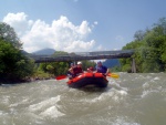 DIVOK RAFTING NA NOCE, ISARCU A PASIRIU, Velmi tepl poas tentokrt naavnilo tyto divok eky na opravdu megavodu. I Kdy jsme vymnili Isel za Mll vbec to nevadilo, Megavoda na Noce a pardn lucht na Pasiriu to dokonale vynahradili. - fotografie 34